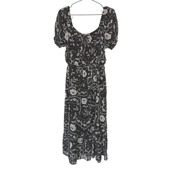 Wallflower Dresses & Skirts - Womens Tiered‎ Peasant Cottagecore Midi Dress Floral Paisley XXL Boho